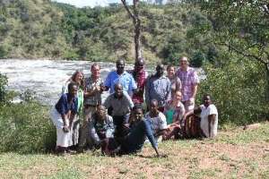 CLIDE team at Murchison Falls